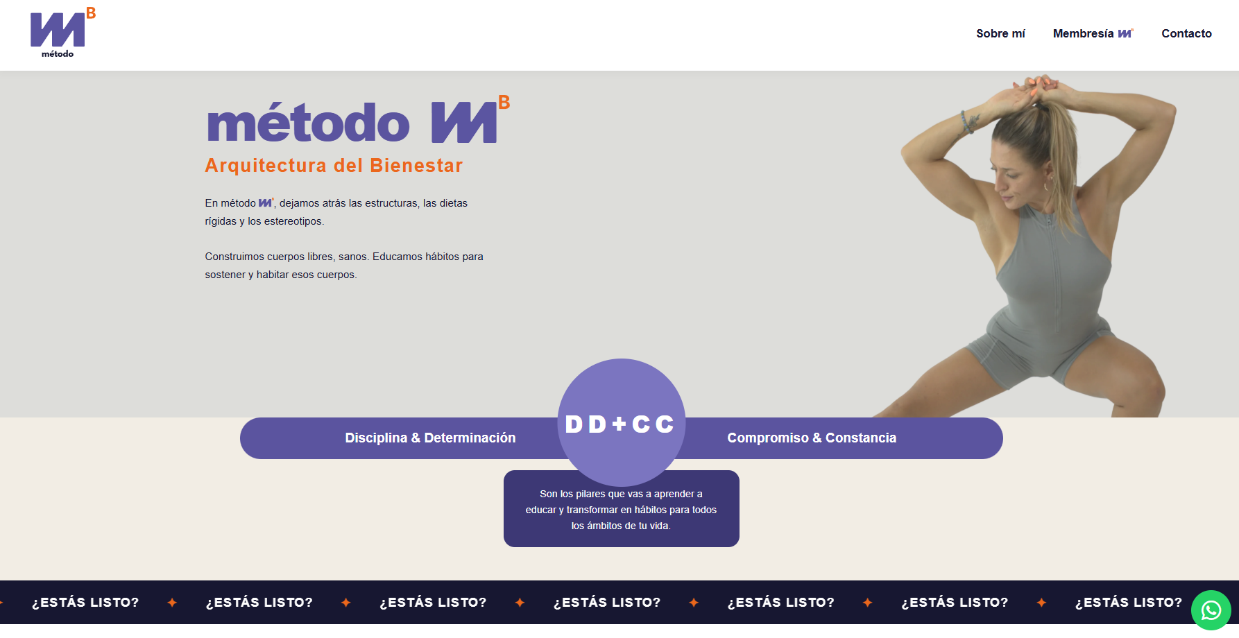 Belén — website with membership sections for Argentina-based client